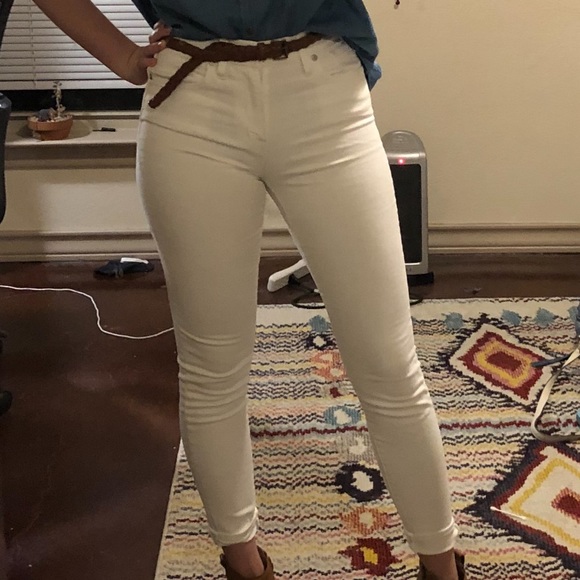 Madewell White High-Waist Skinny Jeans - Picture 5 of 5